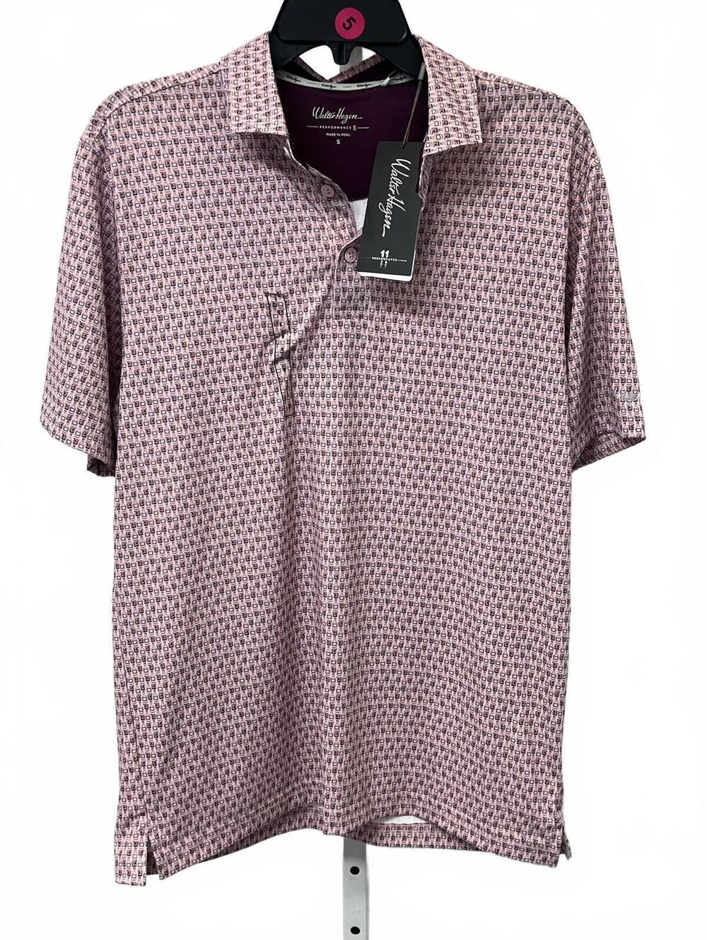 Walter Hagen Performance 11 Carolina Cocktail Polo Pink Tulip small